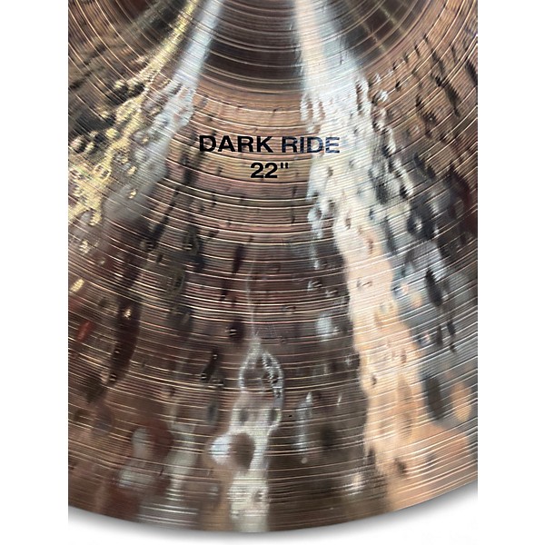 Used Paiste 22in MASTERS DARK RIDE Cymbal