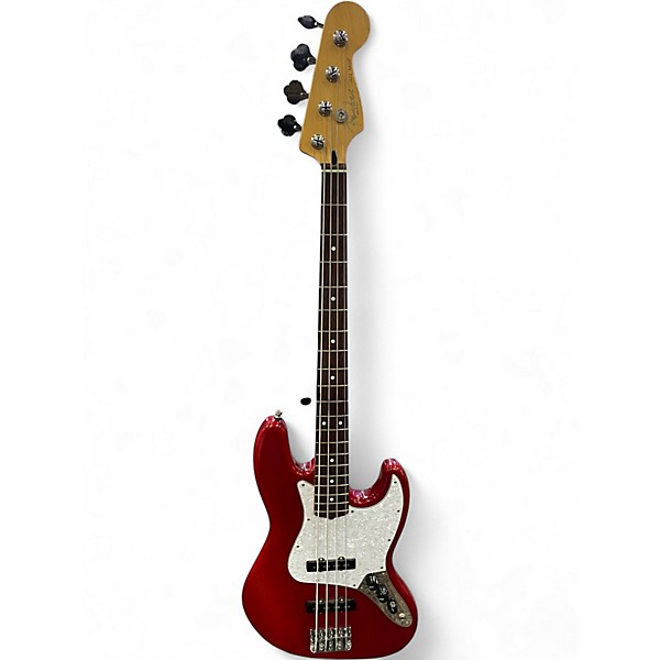Used Fender American Standard Jazz Bass RED Electric Bass Guitar