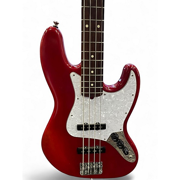Used Fender American Standard Jazz Bass RED Electric Bass Guitar