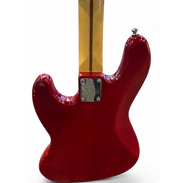 Used Fender American Standard Jazz Bass RED Electric Bass Guitar