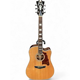 Used D'Angelico PREMIER BOWERY Natural Acoustic Electric Guitar