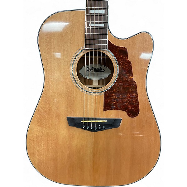 Used D'Angelico PREMIER BOWERY Natural Acoustic Electric Guitar