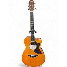 Used Yamaha AC5M Natural Acoustic Electric Guitar