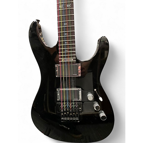 Used ESP LTD KH202 Kirk Hammett Signature Black Solid Body Electric Guitar