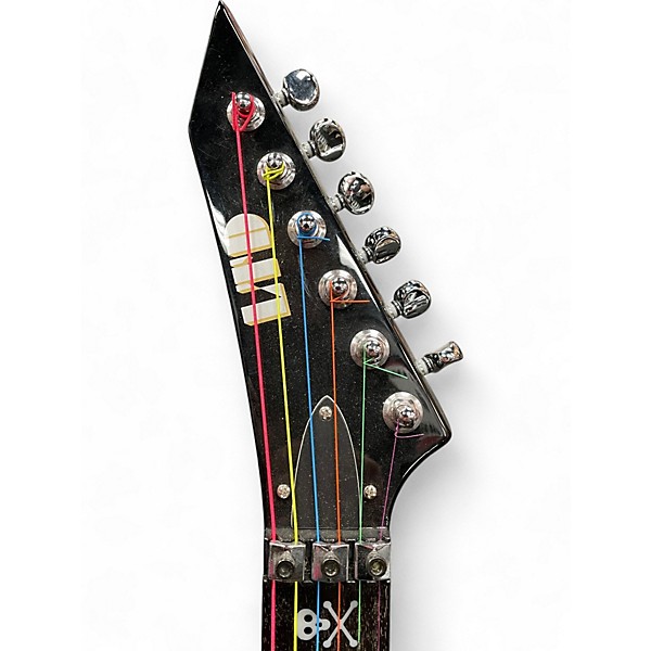 Used ESP LTD KH202 Kirk Hammett Signature Black Solid Body Electric Guitar