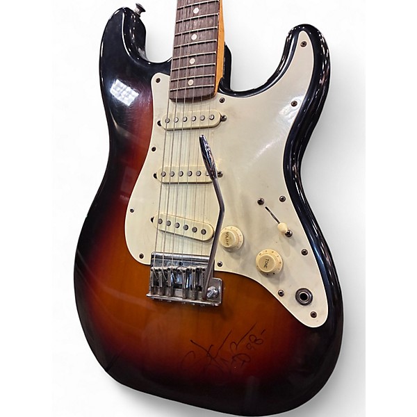 Used Fender Dan Smith Stratocaster 3 Color Sunburst Solid Body Electric Guitar