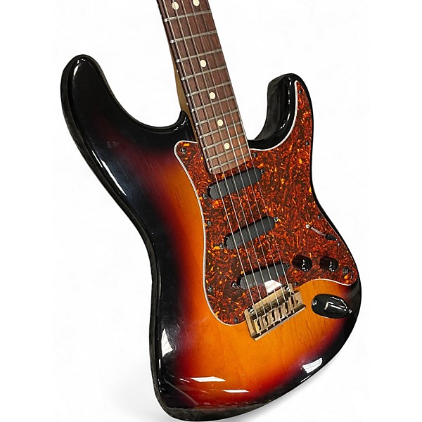 Used Fender American Standard Stratocaster SUNBURST Solid Body Electric Guitar