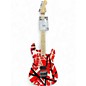 Used EVH Striped Series RED AND BLACK Solid Body Electric Guitar thumbnail