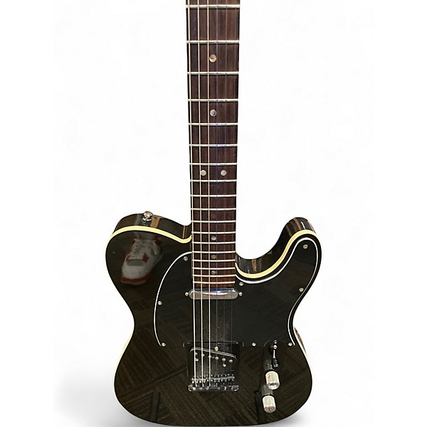 Used Fender American Deluxe Telecaster black Solid Body Electric Guitar