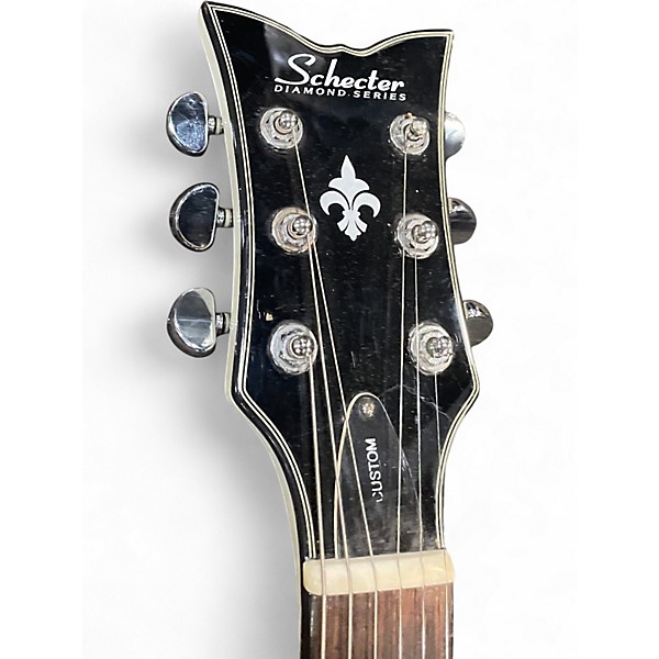 Used Schecter Guitar Research Tempest Custom white Solid Body Electric Guitar