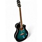 Used Yamaha APX600 Oriental Blue Burst Acoustic Electric Guitar