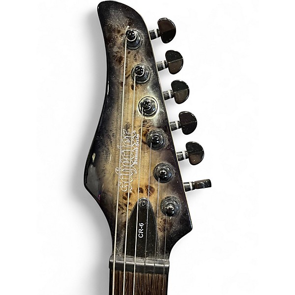 Used Schecter Guitar Research CR6 Charcoal Solid Body Electric Guitar