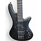 Used Schecter Guitar Research Stiletto Stealth Stealth Black Electric Bass Guitar thumbnail