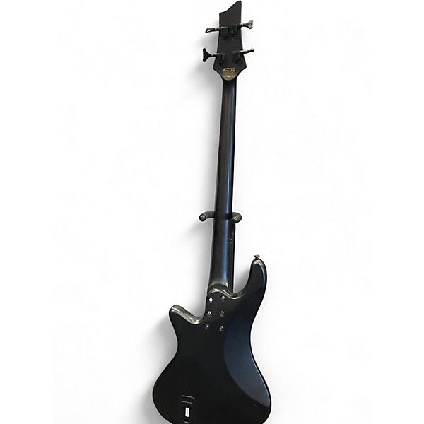 Used Schecter Guitar Research Stiletto Stealth Stealth Black Electric Bass Guitar