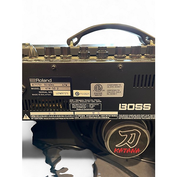 Used BOSS Katana KTN50 MKII 50W 1X12 Guitar Combo Amp