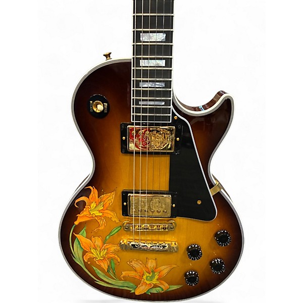 Used Gibson Custom Shop Les Paul TLI 3/4 Tiger Lily Solid Body Electric Guitar