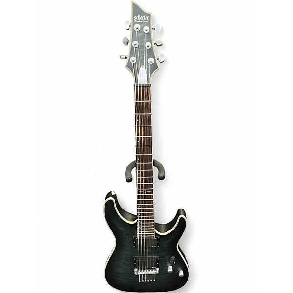 Used Schecter Guitar Research C1 Platinum Black Solid Body Electric Guitar