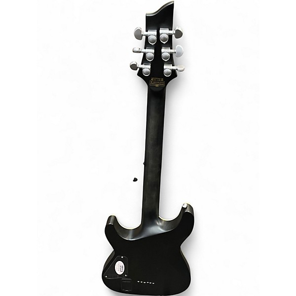 Used Schecter Guitar Research C1 Platinum Black Solid Body Electric Guitar