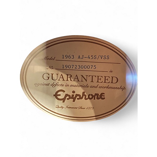 Used Epiphone 1963 AJ-45S Vintage Sunburst Acoustic Guitar