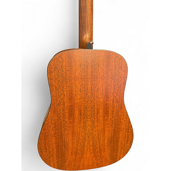 Used Martin DX 2 LEFT HANDED Natural 12 String Acoustic Electric Guitar