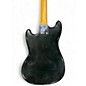Vintage 1976 Fender Musicmaster Black Electric Bass Guitar