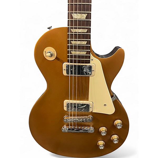 Used Gibson Les Paul Studio 70's Tribute Gold Solid Body Electric Guitar