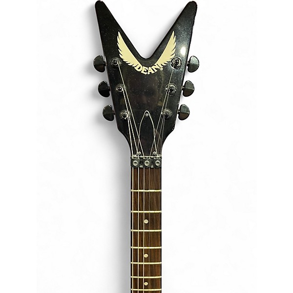 Used Dean Dimebag Dime Slime Slime Green Solid Body Electric Guitar