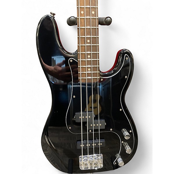 Used Squier Affinity Precision Bass Black Electric Bass Guitar