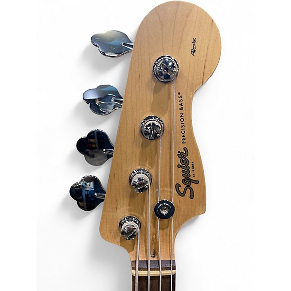 Used Squier Affinity Precision Bass Black Electric Bass Guitar