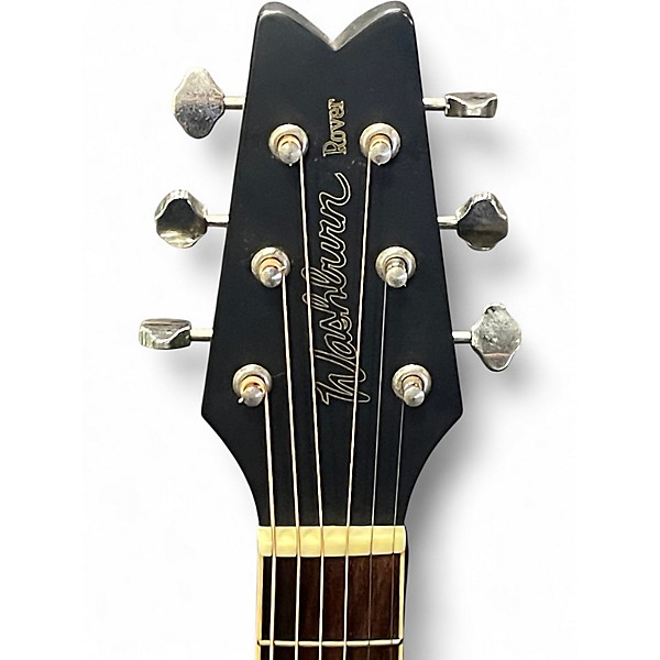 Used Washburn Ro10 Rover Black Acoustic Guitar