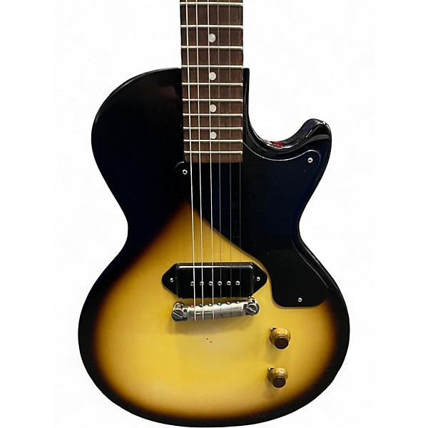 Used Gibson Les Paul Junior 2 Tone Sunburst Solid Body Electric Guitar