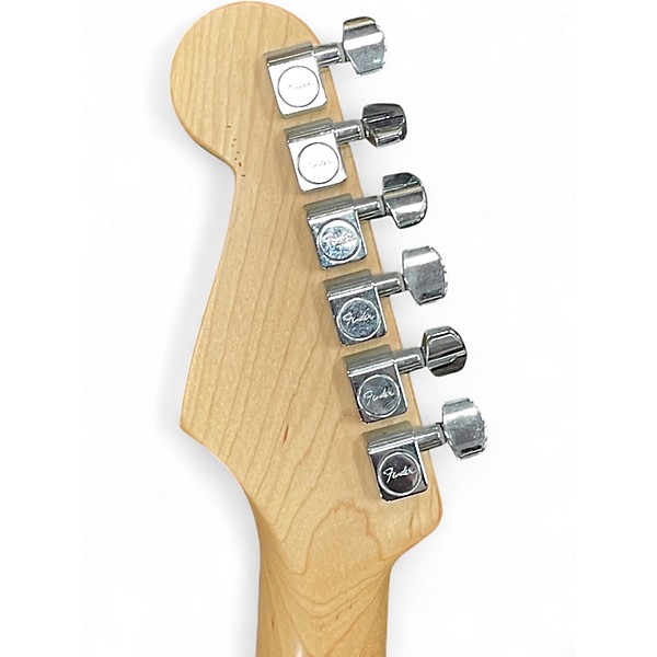 Used 2008 Fender Standard Stratocaster Olympic White Solid Body Electric Guitar