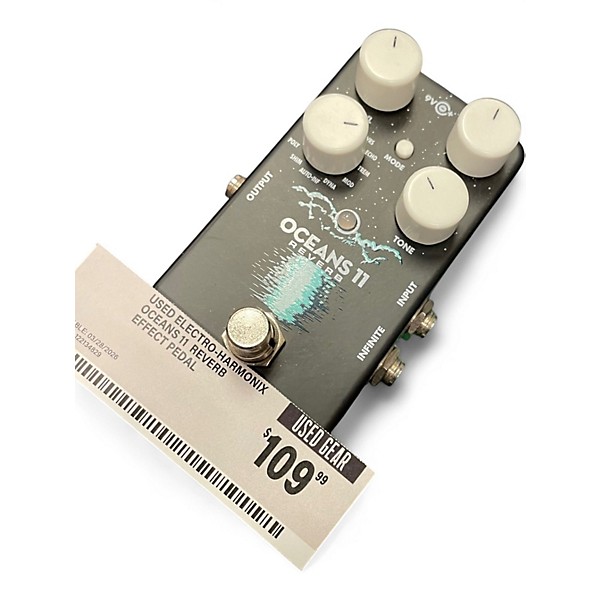 Used Electro-Harmonix Oceans 11  Reverb Effect Pedal