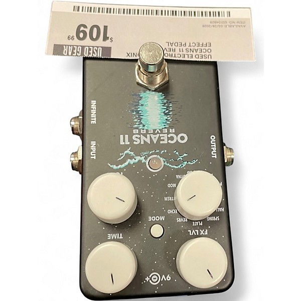 Used Electro-Harmonix Oceans 11  Reverb Effect Pedal