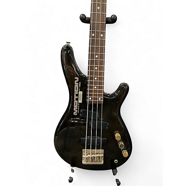 Used Yamaha MOTION MBII SHORT SCALE DARK TRANSPARENT GREEN Electric Bass Guitar