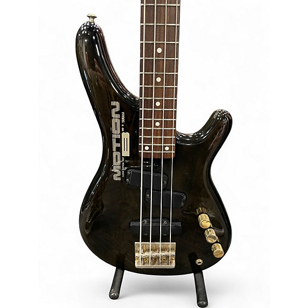 Used Yamaha MOTION MBII SHORT SCALE DARK TRANSPARENT GREEN Electric Bass Guitar