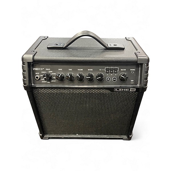 Used Line 6 Spider V 20 MkII 20w 1x8 Guitar Combo Amp