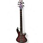 Used Schecter Guitar Research Stiletto Studio 5 String Transparent Purple Burst Electric Bass Guitar thumbnail