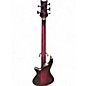 Used Schecter Guitar Research Stiletto Studio 5 String Transparent Purple Burst Electric Bass Guitar