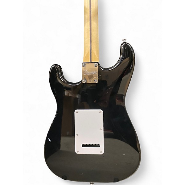 Used Squier Sonic Stratocaster Black Solid Body Electric Guitar