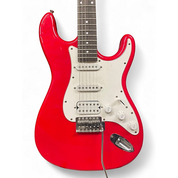 Used Tanara TNR120 Candy Apple Red Solid Body Electric Guitar