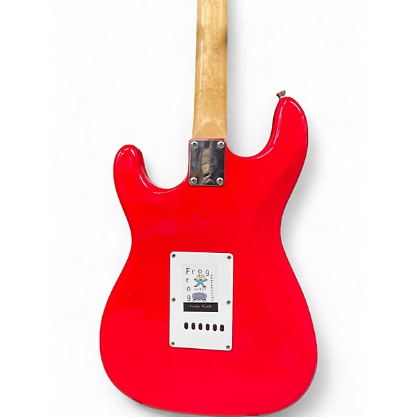 Used Tanara TNR120 Candy Apple Red Solid Body Electric Guitar