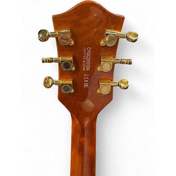 Used Gretsch Guitars LTD Pristine CB Antique Ivory Hollow Body Electric Guitar