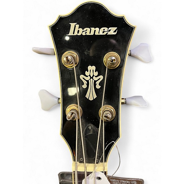 Used Ibanez AEB200 Candy Red Burst Electric Bass Guitar