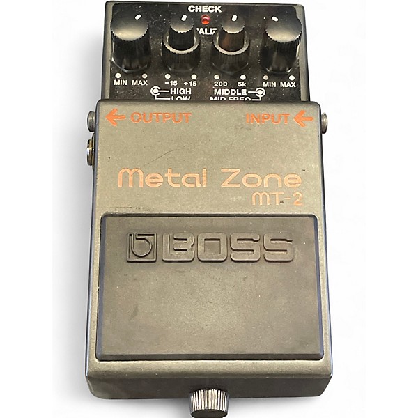 Used BOSS MT2 Metal Zone Distortion Effect Pedal