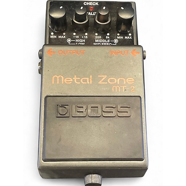 Used BOSS MT2 Metal Zone Distortion Effect Pedal