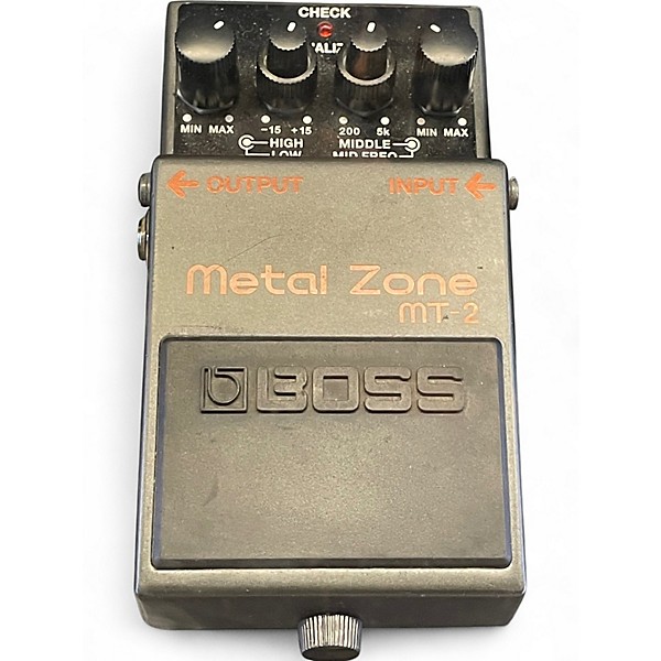 Used BOSS MT2 Metal Zone Distortion Effect Pedal