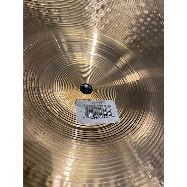 Used Zildjian 18in ZHT Medium Thin Crash Cymbal
