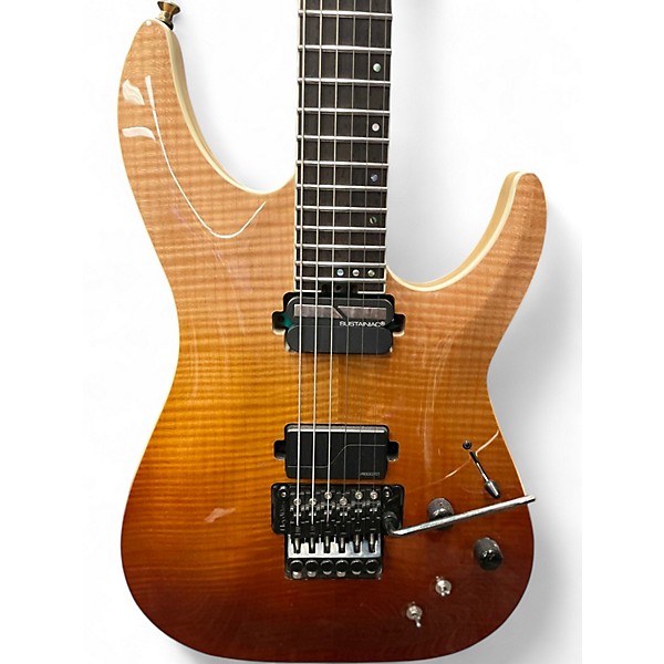 Used Schecter Guitar Research C1 FR S SLS Elite Tiger Eye Solid Body Electric Guitar