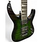 Used Jackson JS32Q DKA ARCH TOP Transparent Green Burst Solid Body Electric Guitar